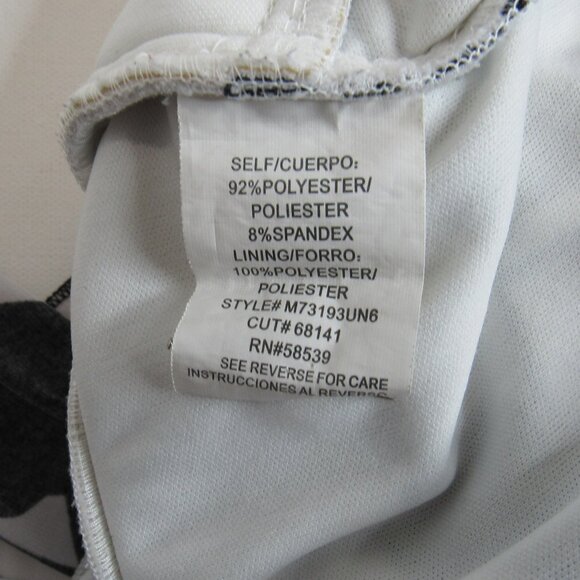 Speechless Women's Black/White Floral Sleeveless Mini Pleated Bodice Dress - Picture 6 of 9